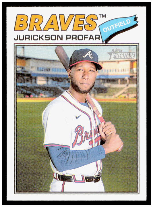 2026 Topps Heritage Jurickson Profar Card Atlanta Braves #51