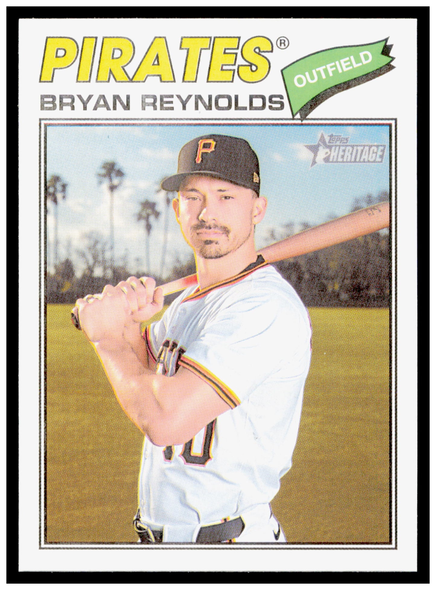 2026 Topps Heritage Bryan Reynolds Card Pittsburgh Pirates #173
