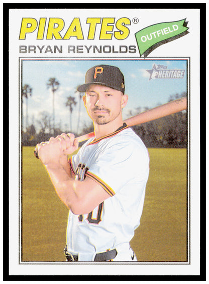 2026 Topps Heritage Bryan Reynolds Card Pittsburgh Pirates #173