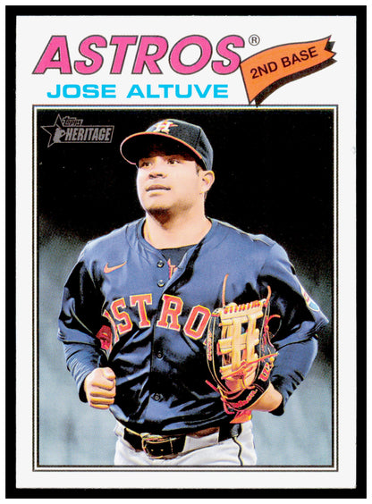 2026 Topps Heritage Jose Altuve Card Houston Astros #11