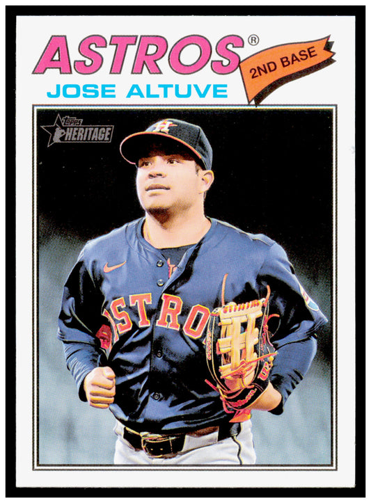 2026 Topps Heritage Jose Altuve Card Houston Astros #11