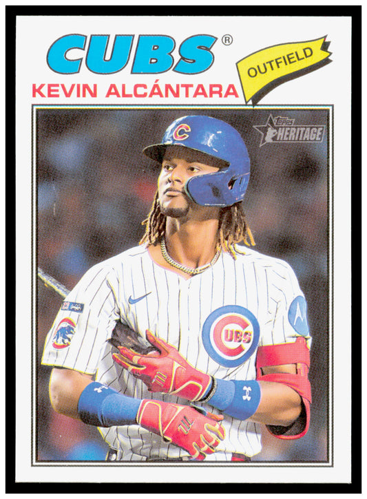 2026 Topps Heritage Kevin Alcántara Card Chicago Cubs #157