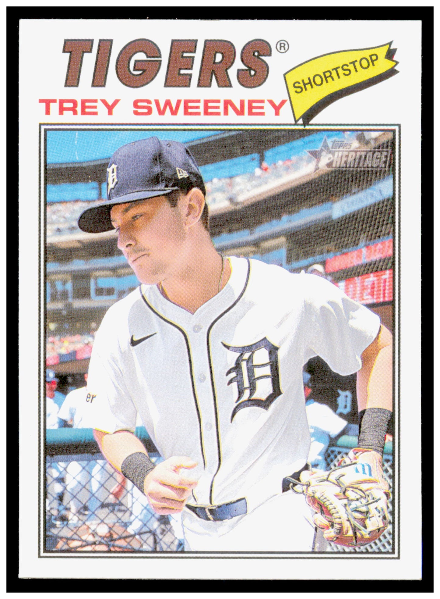 2026 Topps Heritage Trey Sweeney Card Detroit Tigers #203