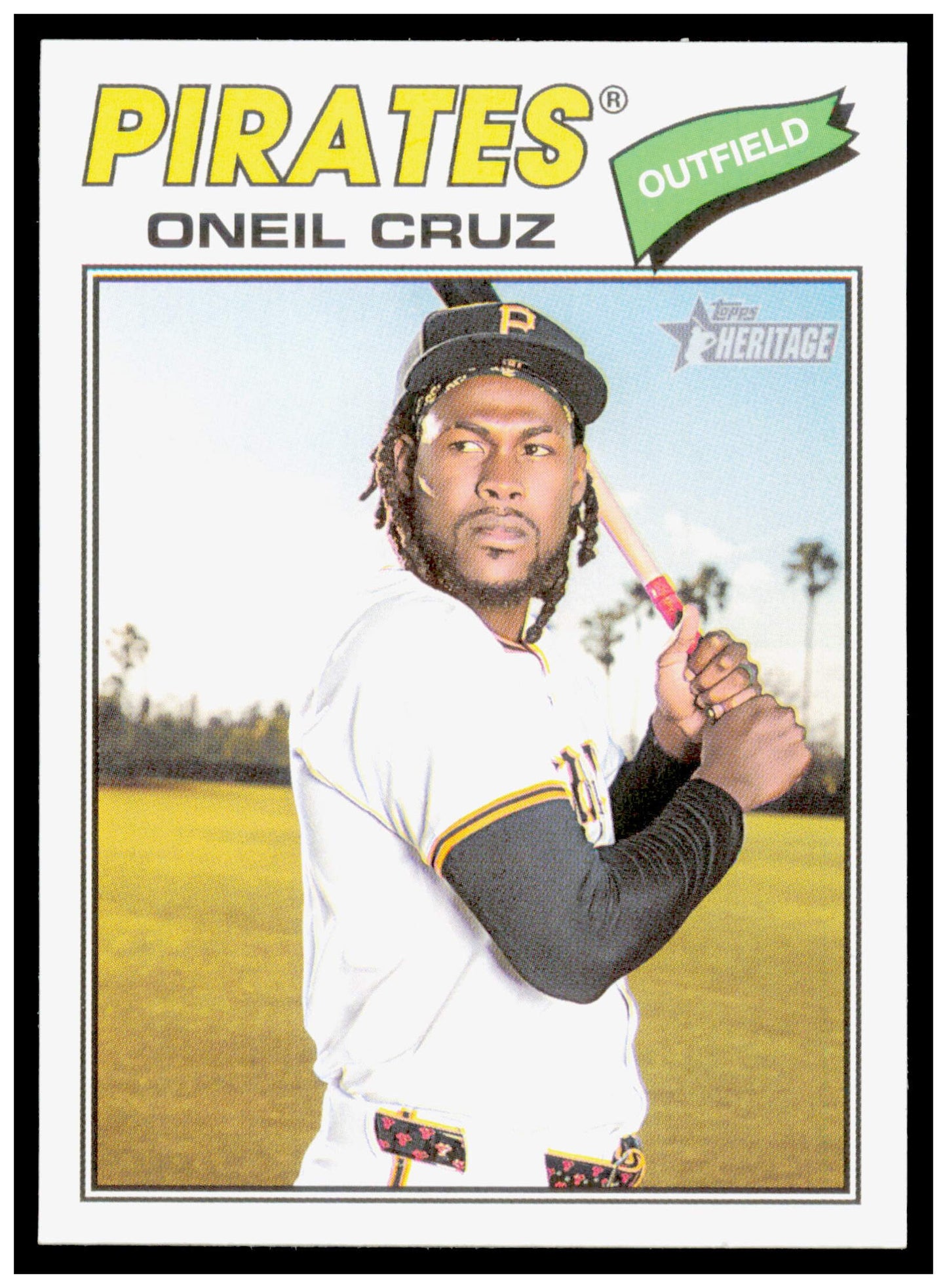 2026 Topps Heritage Oneil Cruz Card Pittsburgh Pirates #308