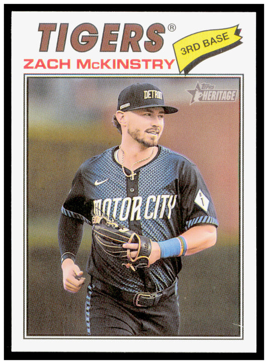 2026 Topps Heritage Zach McKinstry Card Detroit Tigers #398