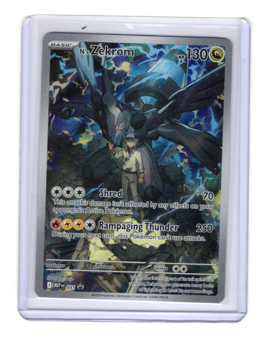 Pokemon Mega Evolution Promo N's Zekrom Card Promo,Holo #031
