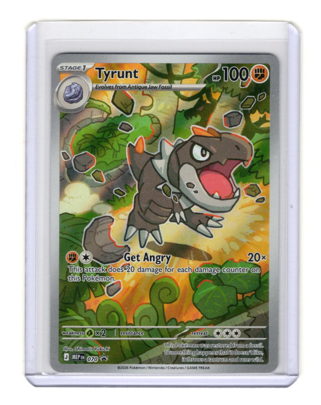 Pokemon Mega Evolution Promo Tyrunt Card Promo #070