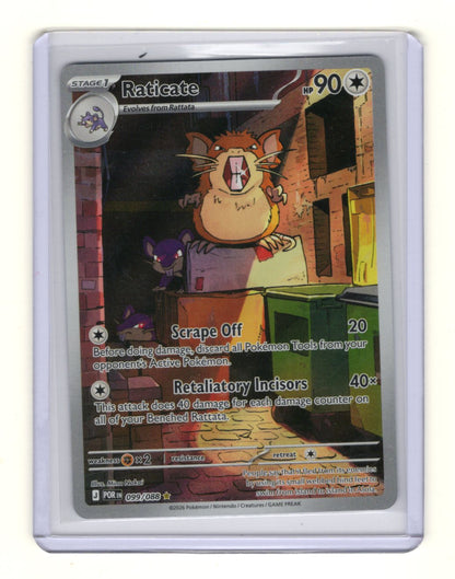 Pokemon Perfect Order Raticate Card  #099/088