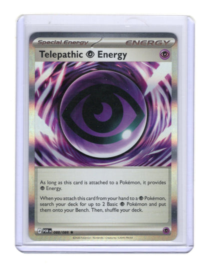 Pokemon Perfect Order Telepathic Psychic Energy Card Rare Holo #088/088