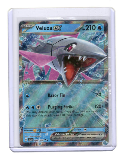 Pokemon Journey Together Veluza ex Card Holo #043/159