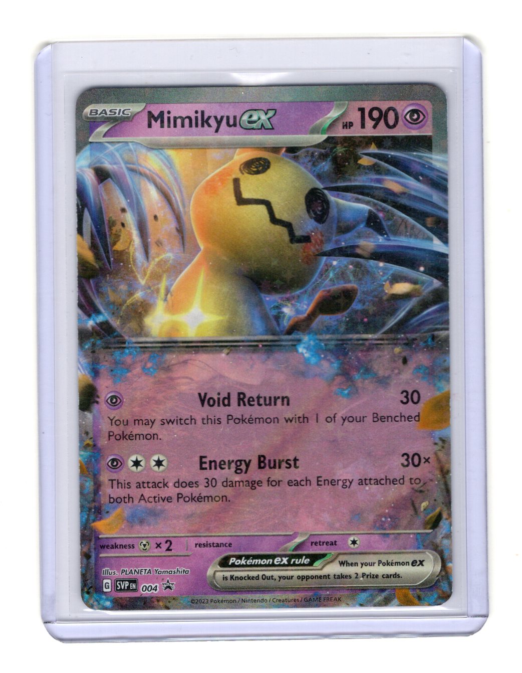 Pokemon Scarlet & Violet Promo Cards Mimikyu ex Card Promo #004