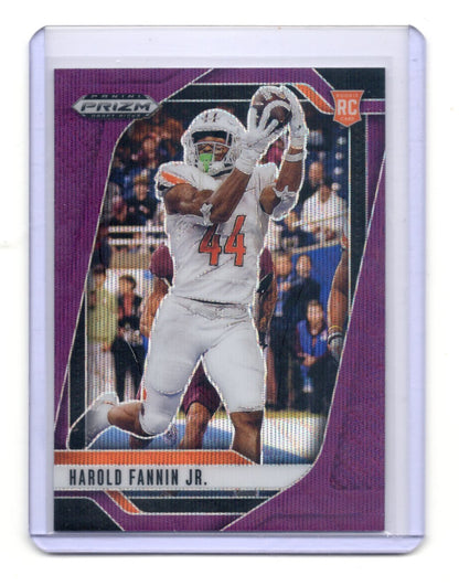 2025 Panini Prizm Draft Picks Harold Fannin Jr. Card Prizms Purple Bowling Green