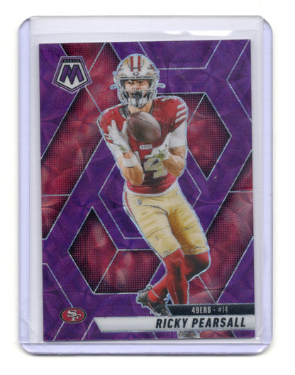 2025 Panini Mosaic Ricky Pearsall Card Purple Scope San Francisco 49ers #198
