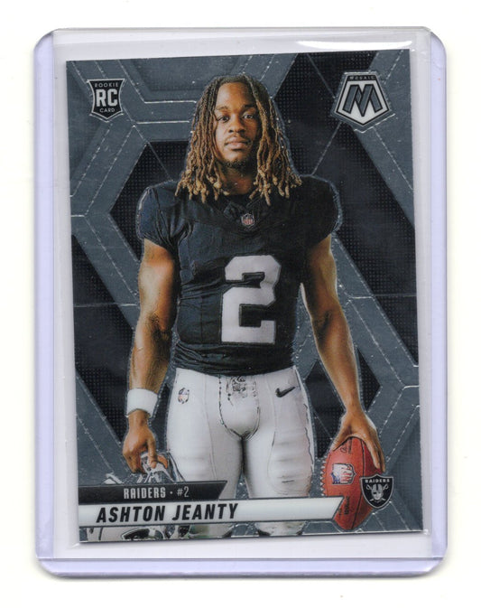 2025 Panini Mosaic Ashton Jeanty Card RC Las Vegas Raiders #287 Variation