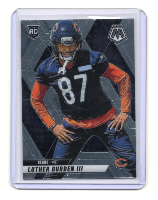 2025 Panini Mosaic Luther Burden III Card RC Chicago Bears #383