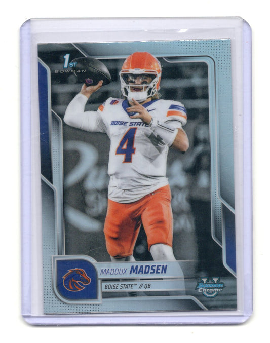 2025 Bowman Chrome University Maddux Madsen Refractor Boise St RC #24