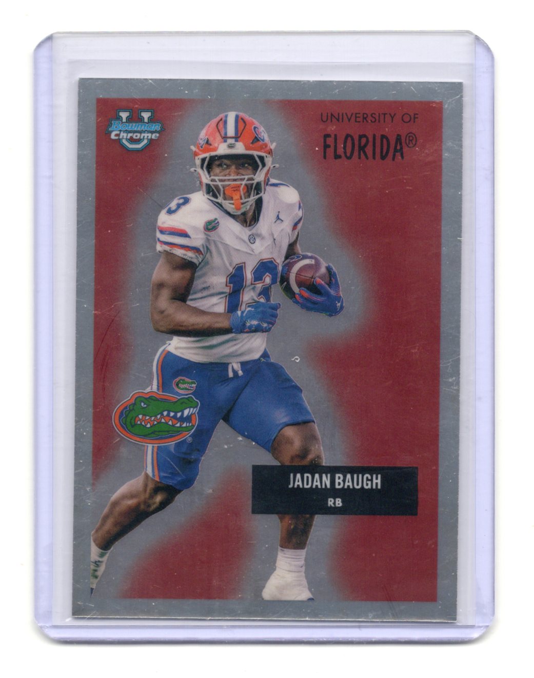 2025 Bowman University Chrome Jadan Baugh Card 1955 Bowman Football Florida