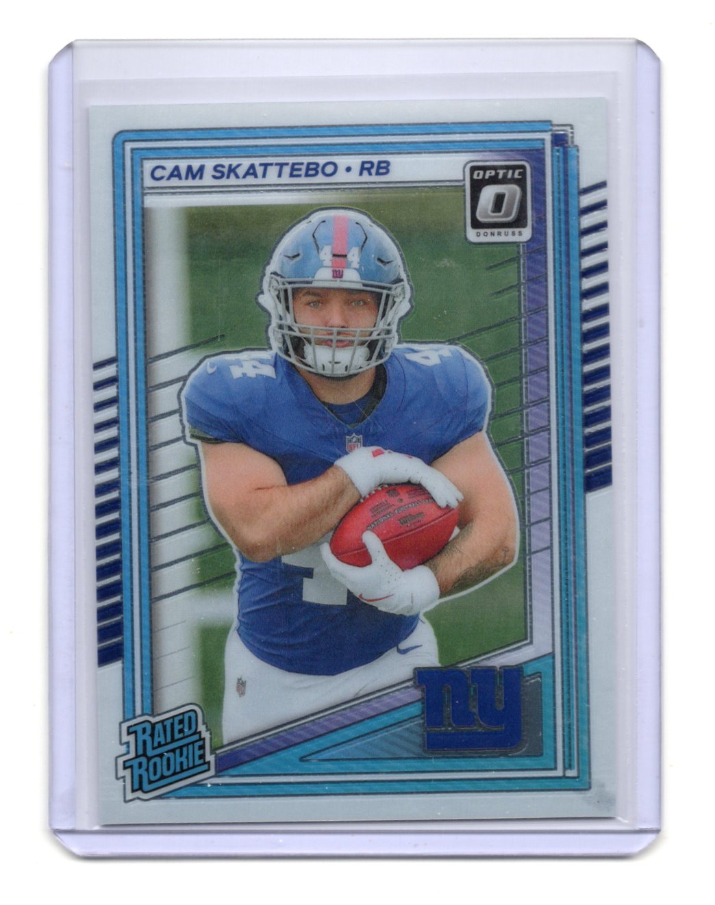 2025 Donruss Optic Cam Skattebo Card RC New York Giants #228