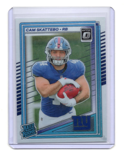 2025 Donruss Optic Cam Skattebo Card RC New York Giants #228
