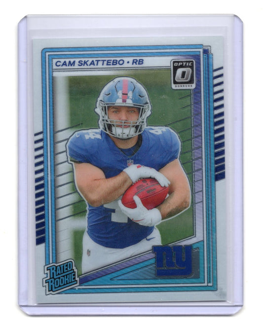 2025 Donruss Optic Cam Skattebo Card RC New York Giants #228