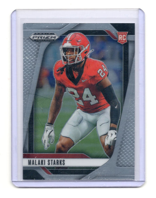 2025 Panini Prizm Draft Picks Malaki Starks Card Georgia Bulldogs #32
