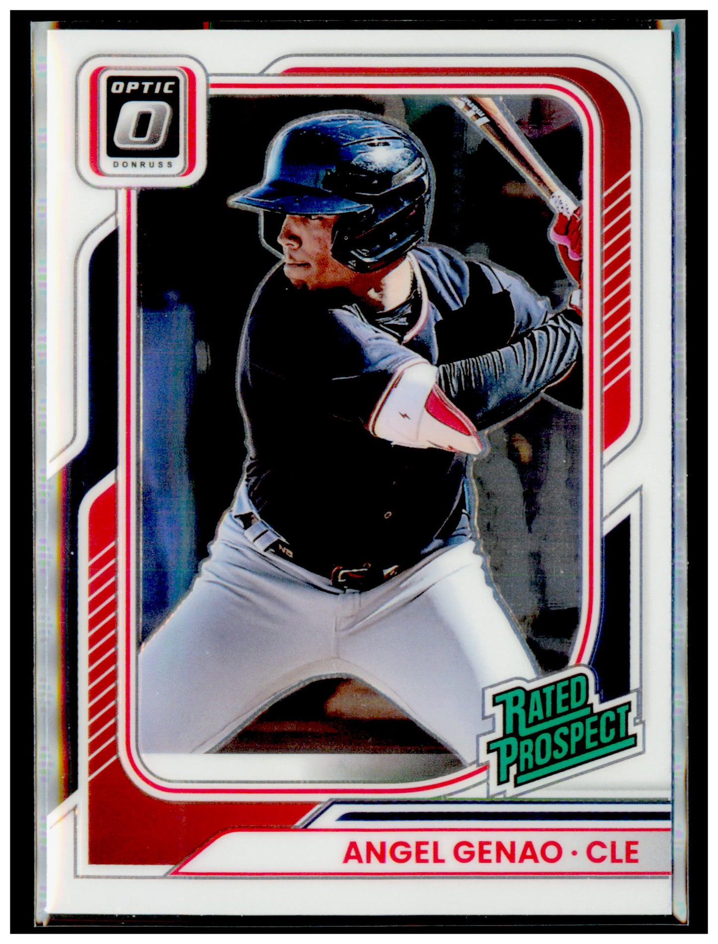 2026 Donruss Angel Genao Card Optic Cleveland Guardians #119