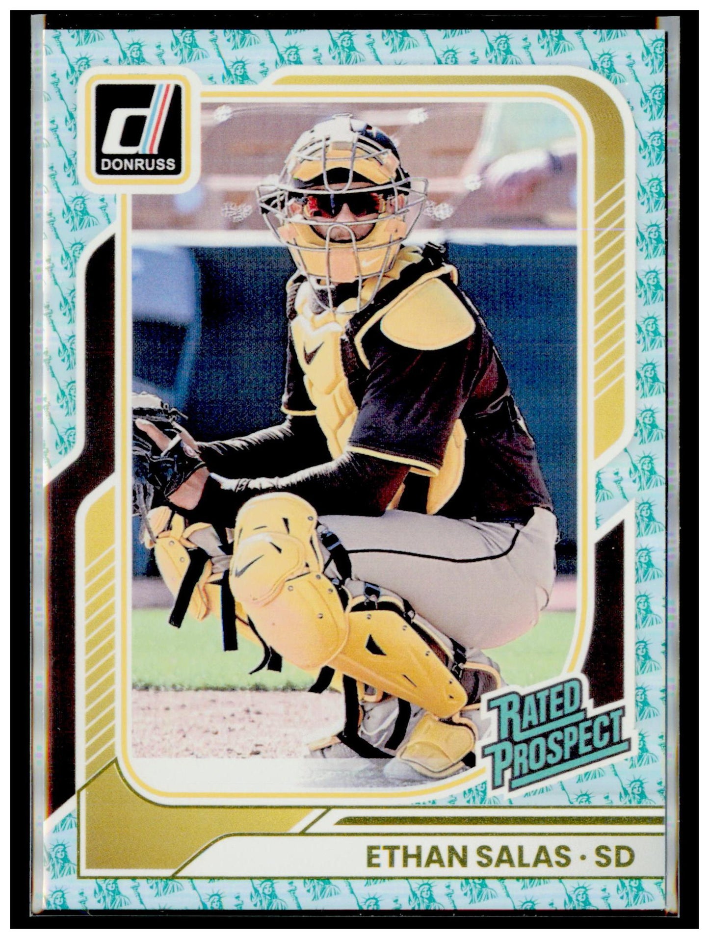 2026 Donruss Ethan Salas Rated Prospect Liberty Foil #191 Padres