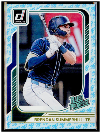 2026 Donruss Brendan Summerhill Rated Prospect Rocket Emoji #173 Rays