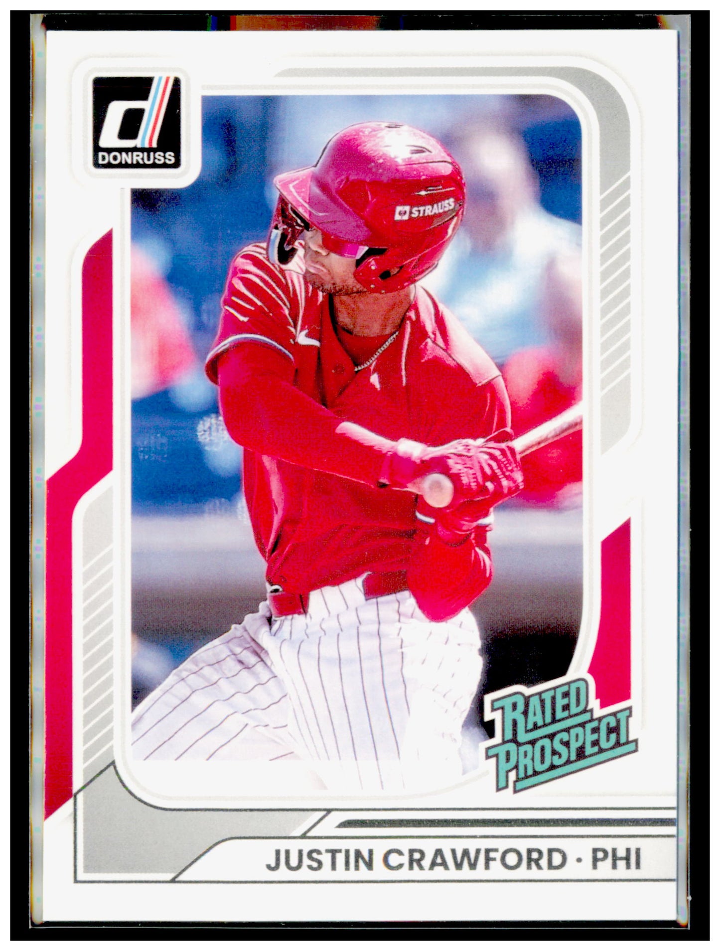 2026 Donruss Justin Crawford Card Philadelphia Phillies #194