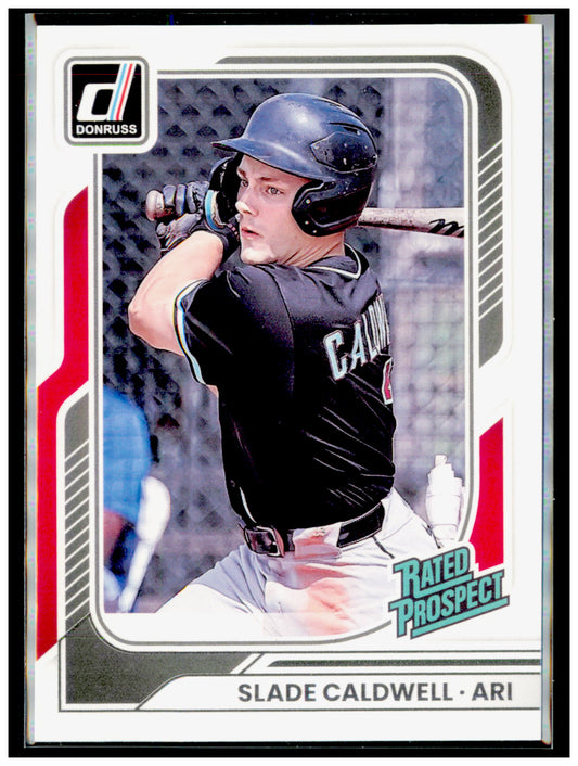 2026 Donruss Slade Caldwell Card Arizona Diamondbacks #112