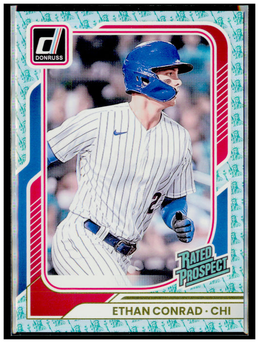 2026 Donruss Ethan Conrad Liberty Foil #133 Rated Prospect CHI