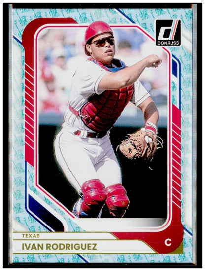 2026 Donruss Ivan Rodriguez Liberty Foil #64 Rangers HOF Pudge