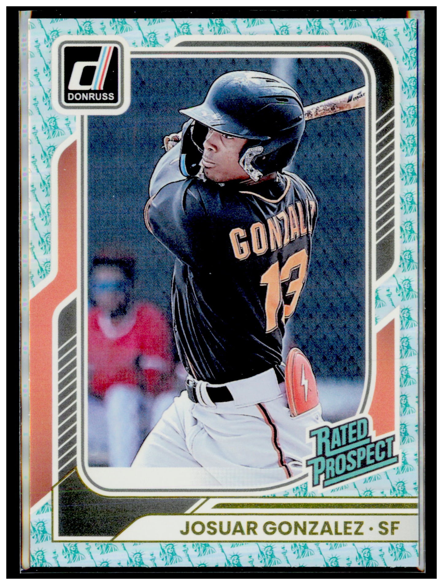 2026 Donruss Josuar Gonzalez Card Liberty San Francisco Giants #168