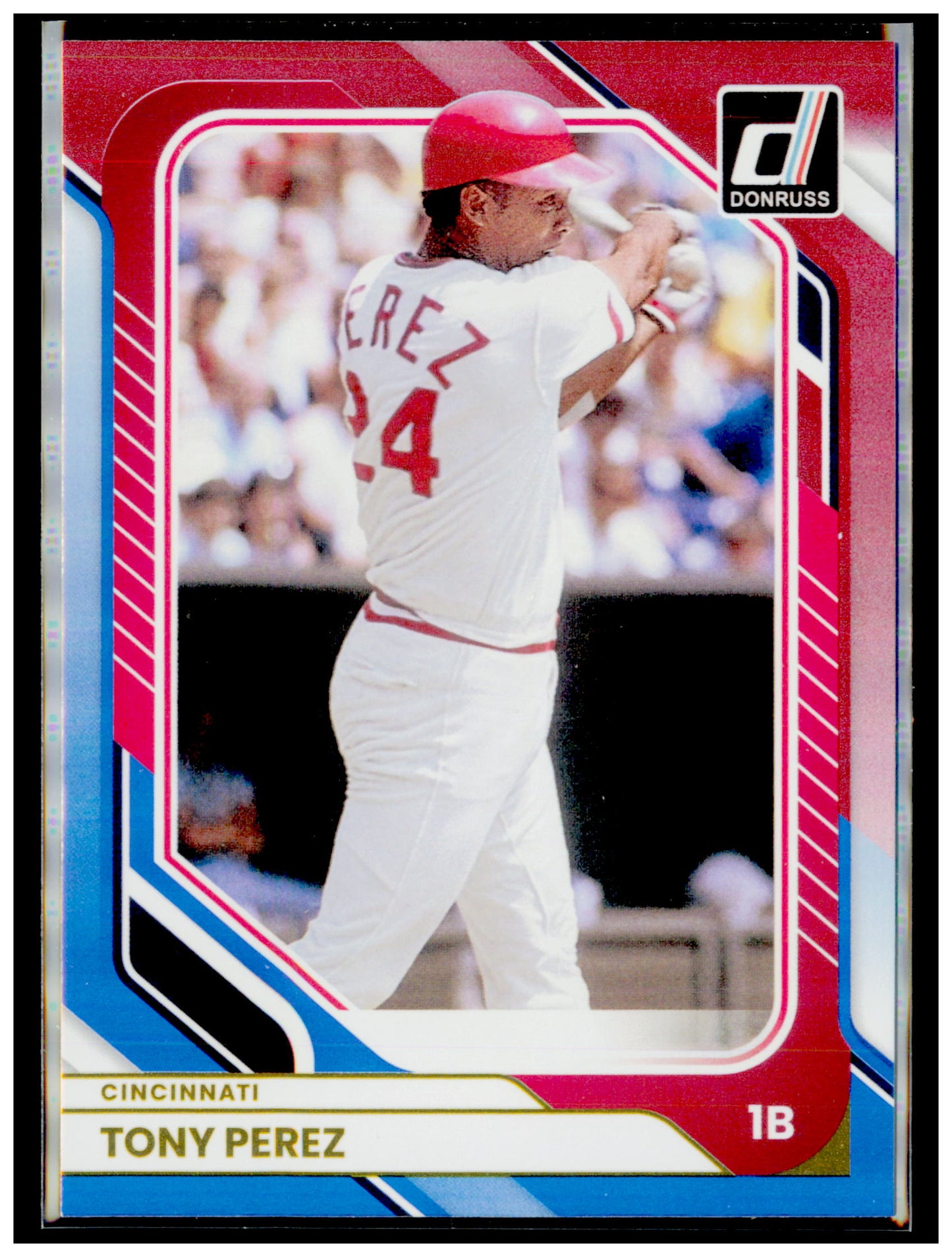 2026 Donruss Tony Perez Card Red and Blue Cincinnati Reds #22