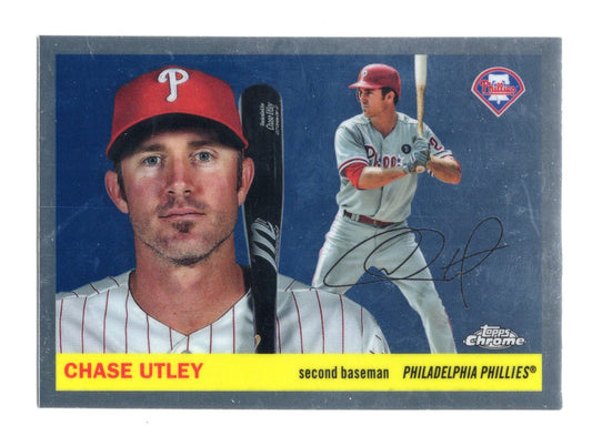 2025 Topps Chrome Platinum Chase Utley Card Philadelphia Phillies #479