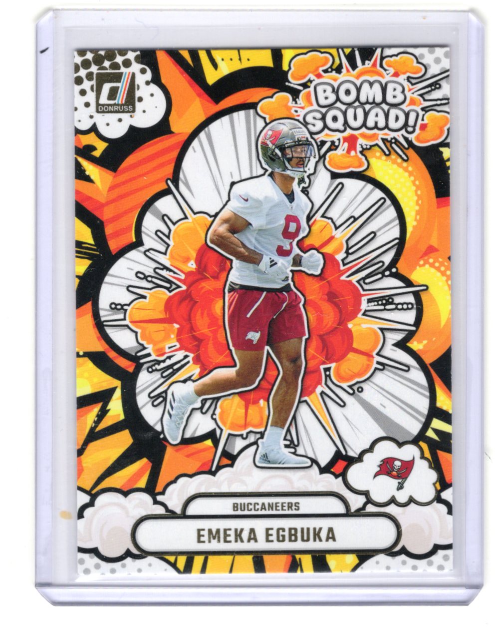 2025 Donruss Emeka Egbuka Card Bomb Squad Tampa Bay Buccaneers #BS-EEA
