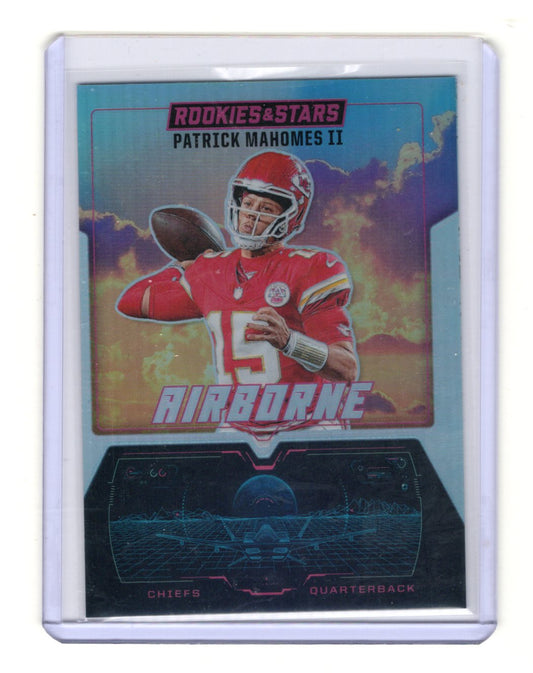 2025 Panini Rookies & Stars Patrick Mahomes II Card Airborne Chiefs #1