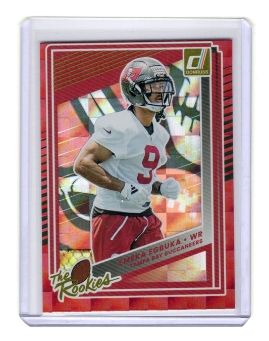 2025 Donruss Emeka Egbuka Card The Rookies Tampa Bay Buccaneers #31