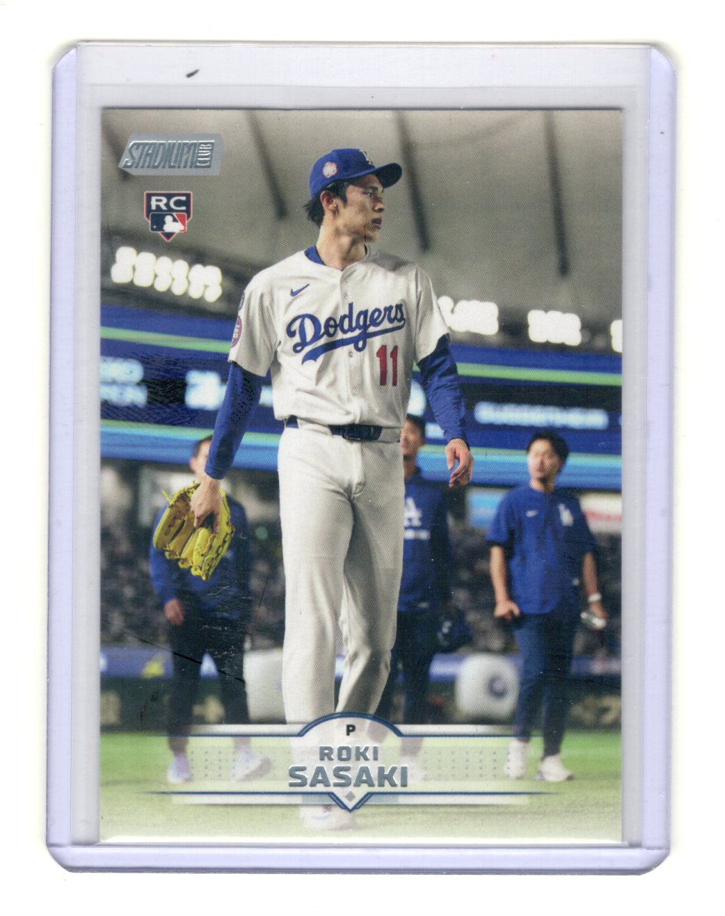 2025 Stadium Club Roki Sasaki Card RC Los Angeles Dodgers #187