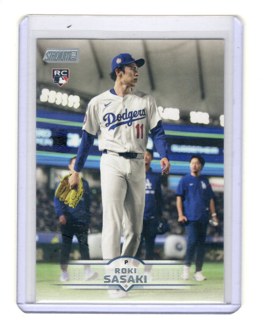 2025 Stadium Club Roki Sasaki Card RC Los Angeles Dodgers #187