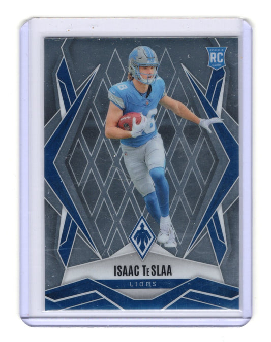 2025 Panini Phoenix Isaac TeSlaa Card RC Detroit Lions #189