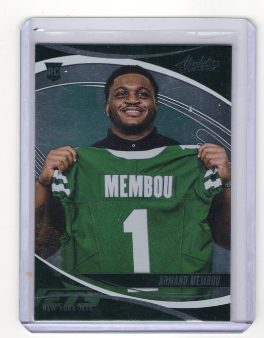 2025 Panini Absolute Armand Membou Card Retail RC New York Jets #105