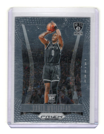 2023-24 Panini Prizm Deca Dariq Whitehead Rookie Card RC #169 Nets