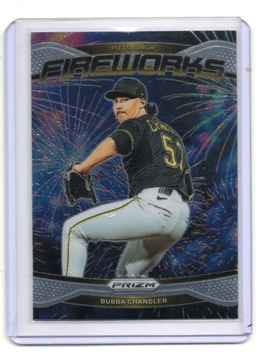 2025 Panini Prizm Bubba Chandler Card Fireworks Pittsburgh Pirates #20