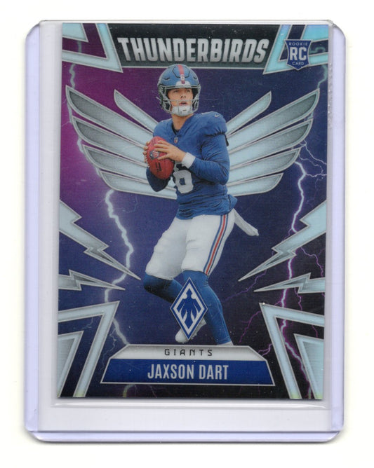2025 Panini Phoenix Jaxson Dart Card Thunderbirds New York Giants #38