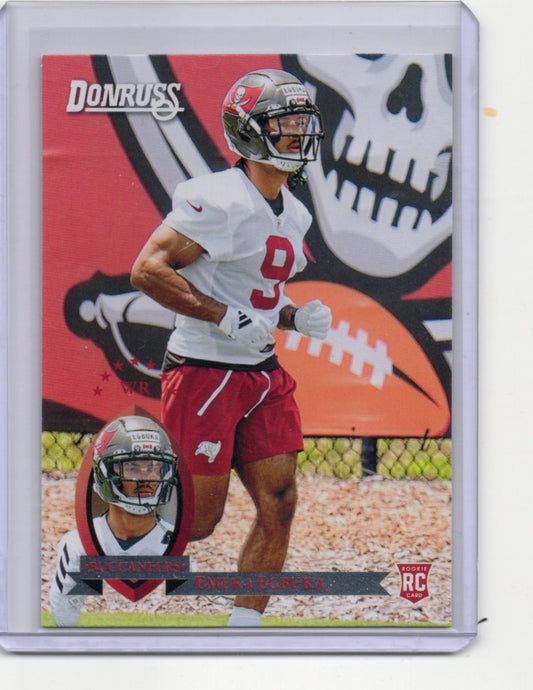 2025 Donruss Emeka Egbuka Card Retro 1995 Tampa Bay Buccaneers #34