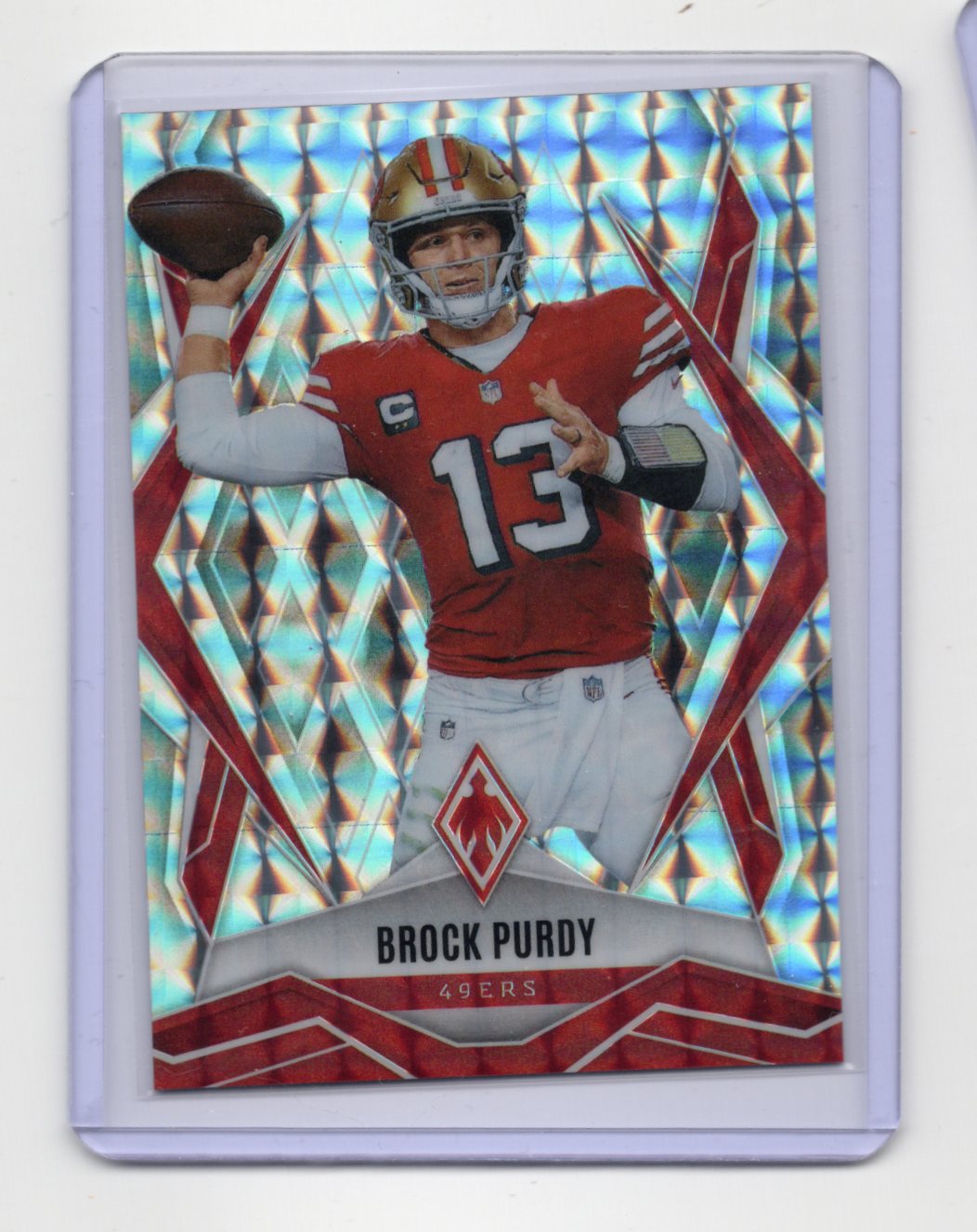 2025 Panini Phoenix Brock Purdy Base Prizm Holo Refractor #33 49ers