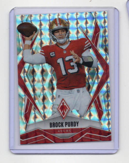 2025 Panini Phoenix Brock Purdy Base Prizm Holo Refractor #33 49ers