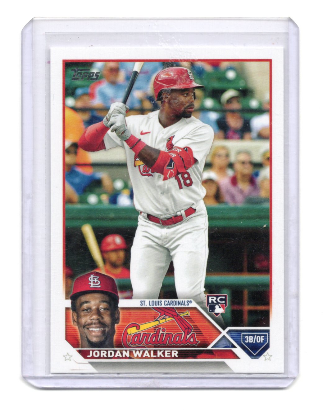 2023 Topps Jordan Walker Card RC St. Louis Cardinals #344
