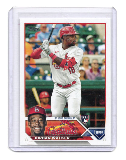 2023 Topps Jordan Walker Card RC St. Louis Cardinals #344